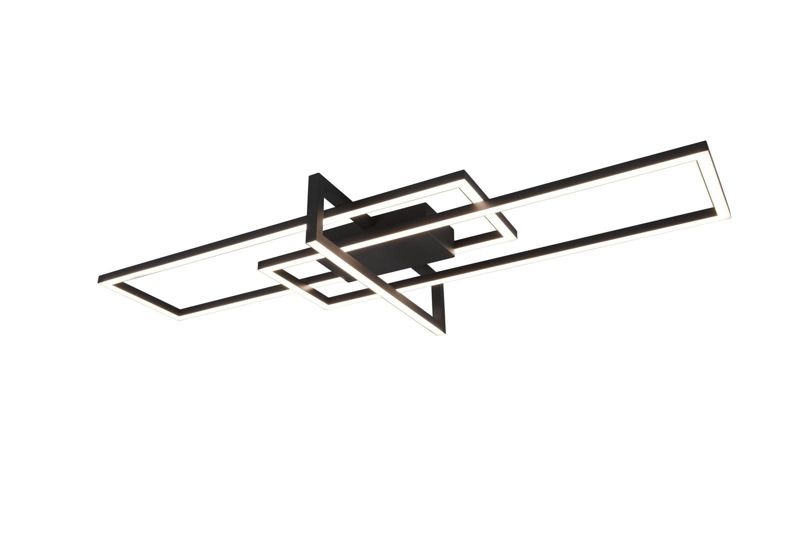 Lampa sufitowa wisząca Trio Salinas 7886 czarno-biała nowoczesna wbudowany LED 34W 1 szt.