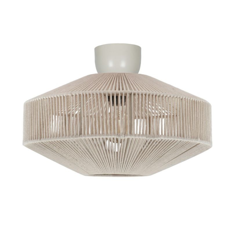Lampa sufitowa wisząca Trio Svea 7269 beżowo-kremowa boho 1xE27 x 1 szt.