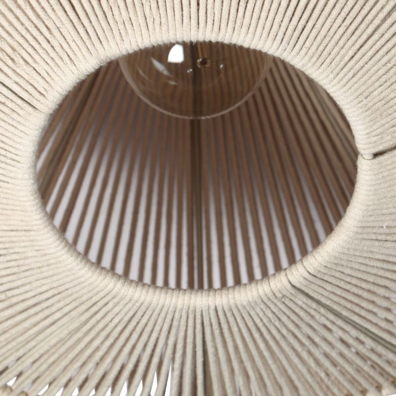 Lampa sufitowa wisząca Trio Svea 7269 beżowo-kremowa boho 1xE27 x 1 szt.
