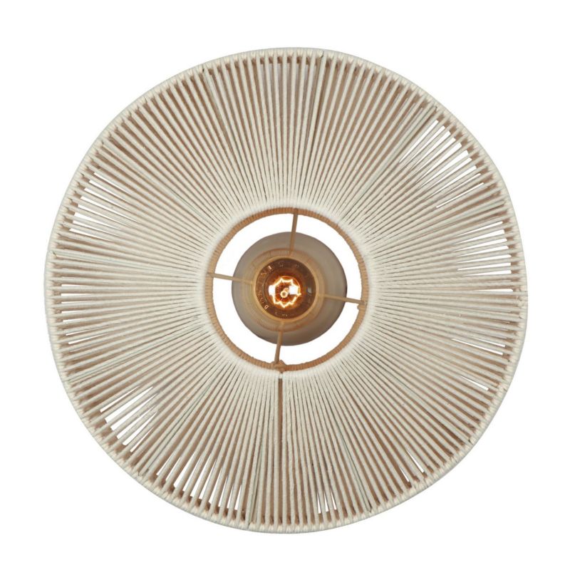 Lampa sufitowa wisząca Trio Svea 7269 beżowo-kremowa boho 1xE27 x 1 szt.