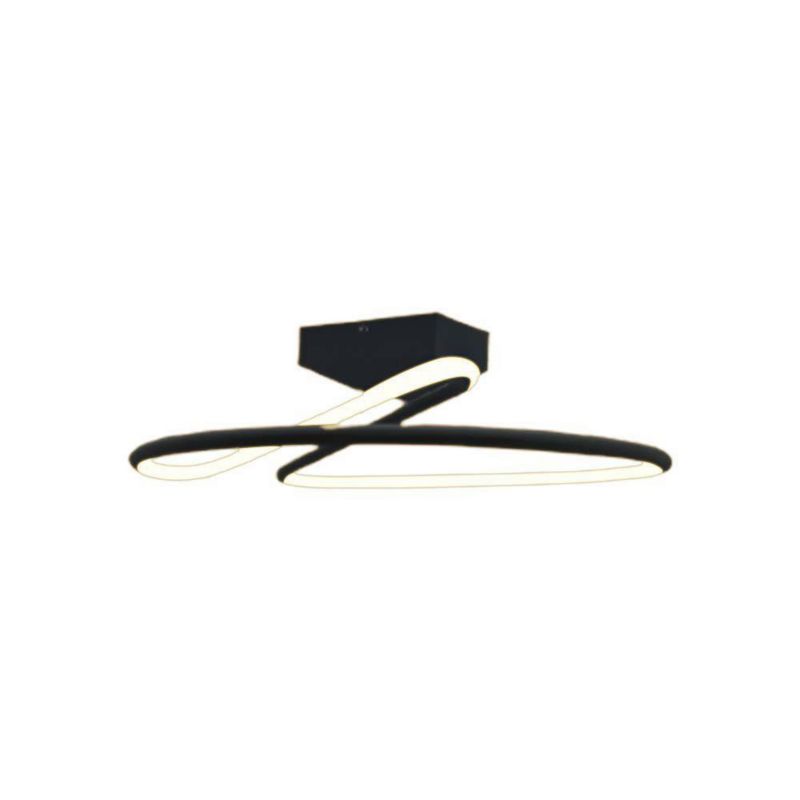 Lampa sufitowa wisząca V-TAC Vt-6129 czarna wym: 13 x 25 x 25 cm wbudowany LED 20W 1 szt.