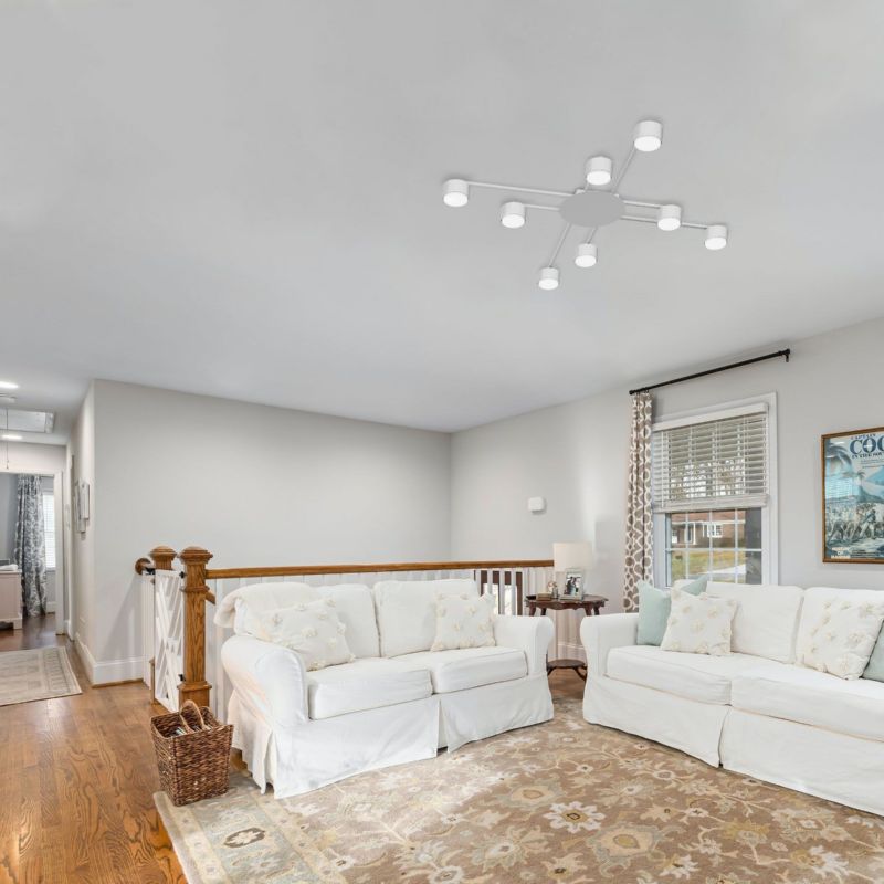 Lampa sufitowa wisząca Videx Spotgx53 4787 biała nowoczesna 8xGX53 x 1 szt.