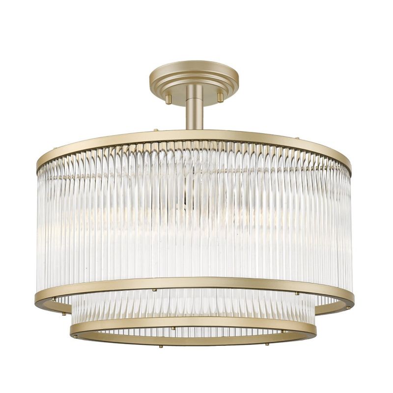 Lampa sufitowa wisząca Zuma Line Sergio 2328 matowe złoto