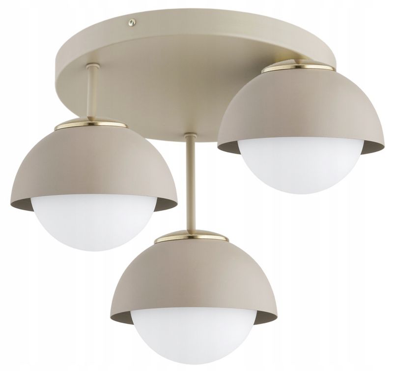 Lampa Sufitowa Żyrandol Elko-Lighting 3-Punktowy Cosmo E27 beżowy 1 szt