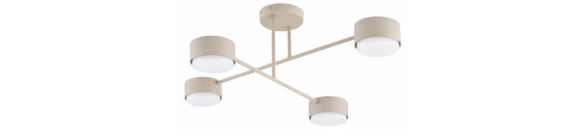Lampa Sufitowa Żyrandol Elko-Lighting Mono Ecru 4x GX53 ecru 1 szt