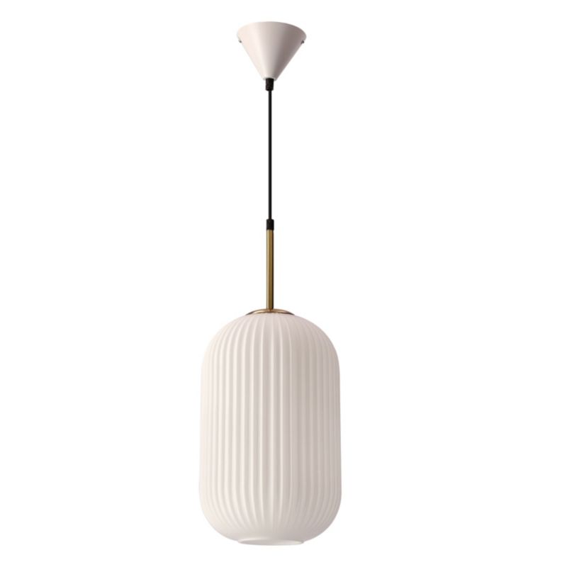 Lampa sufitowa złota wstawka Candellux Cresto biało-złota 1xE27x40W IP20 wym:115x20x20cm - 1 szt.