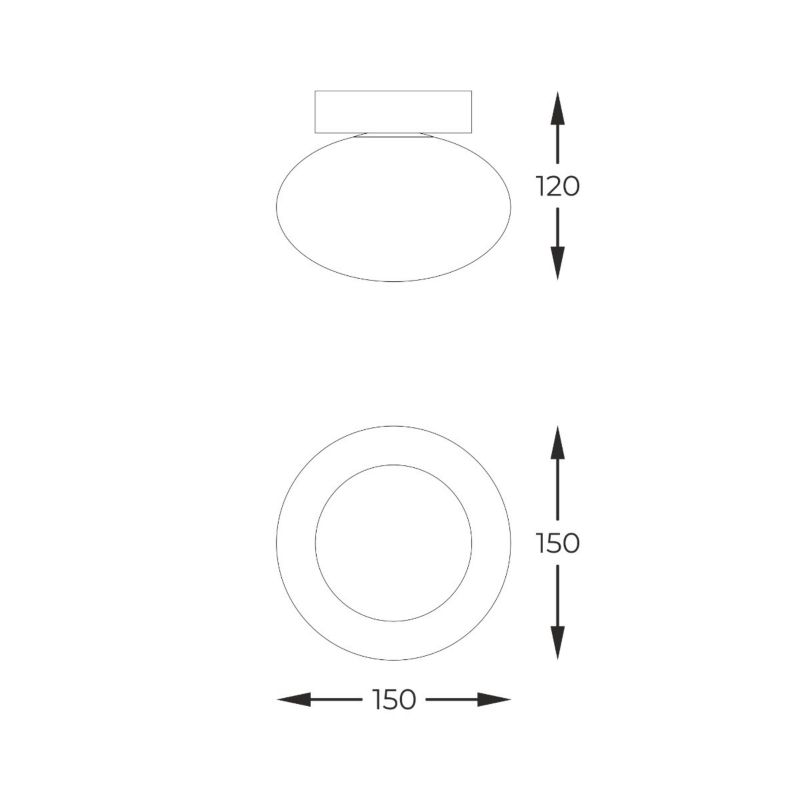 Lampa sufitowa Zuma Line Omi biało-złota wym: 12 x 15 x 15 cm 1xG9 x 5W 1 szt.