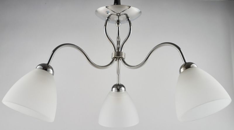 Lampa sufitowa żyrandol Ariel 3 x 60 W E27 chrom
