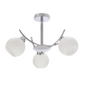 Lampa sufitowa żyrandol Candellux Lighting Amos 3 X E27 chrom