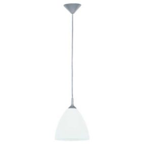 Lampa sufitowa żyrandol Dawid 1 x 60 W E27 srebrna