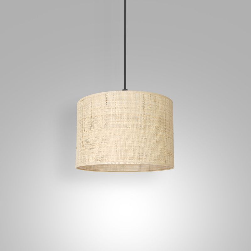 Lampa sufitowa żyrandol Luminex Rattan 1 x E27