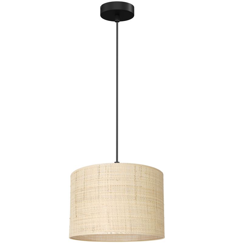 Lampa sufitowa żyrandol Luminex Rattan 1 x E27