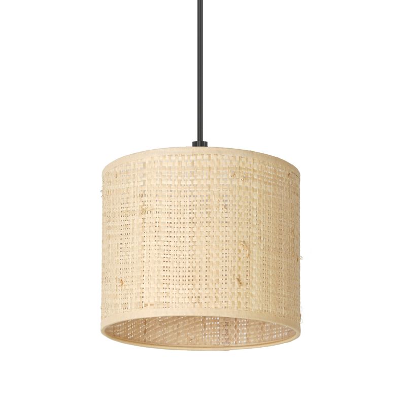 Lampa sufitowa żyrandol Luminex Rattan 3 x E27