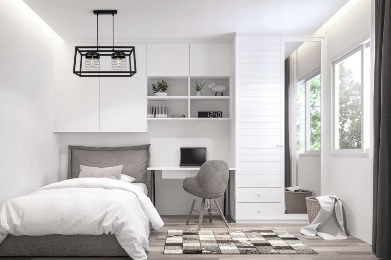 Lampa sufitowe wisząca Light Home LH Rasti Cage Klatka 2x E27 60W czarny/srebrny 1szt.