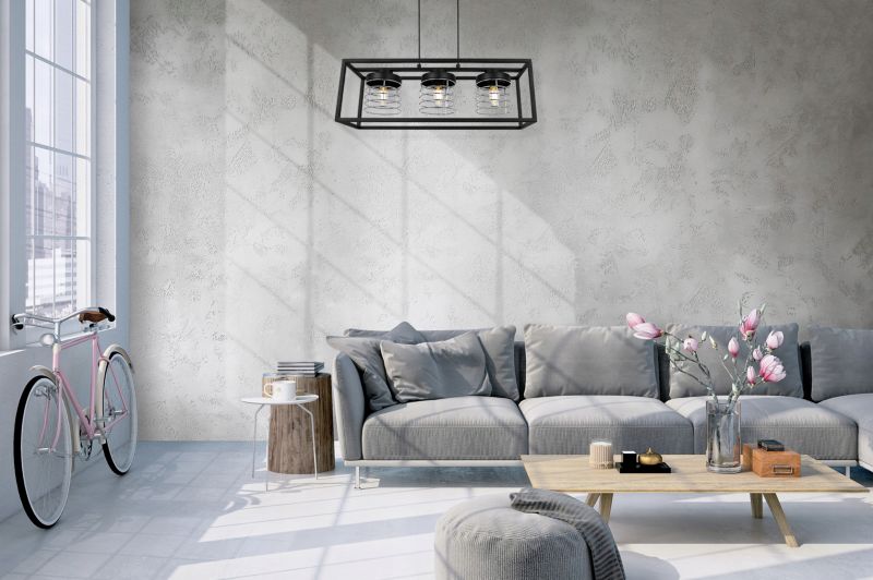 Lampa sufitowe wisząca Light Home LH Rasti Cage Klatka 3x E27 60W czarny/srebrny 1szt.