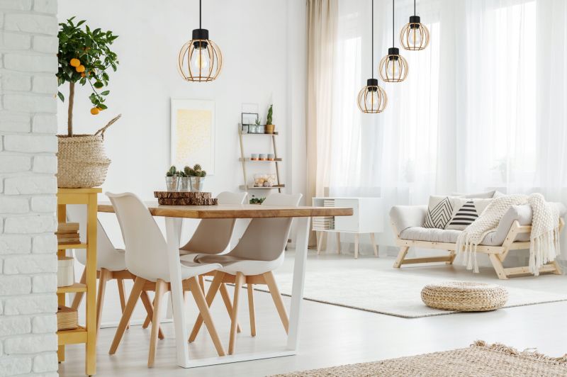Lampa sufitowe wisząca Light Home LH Timber 3x E27 60W kula drewno 16cm 1szt.