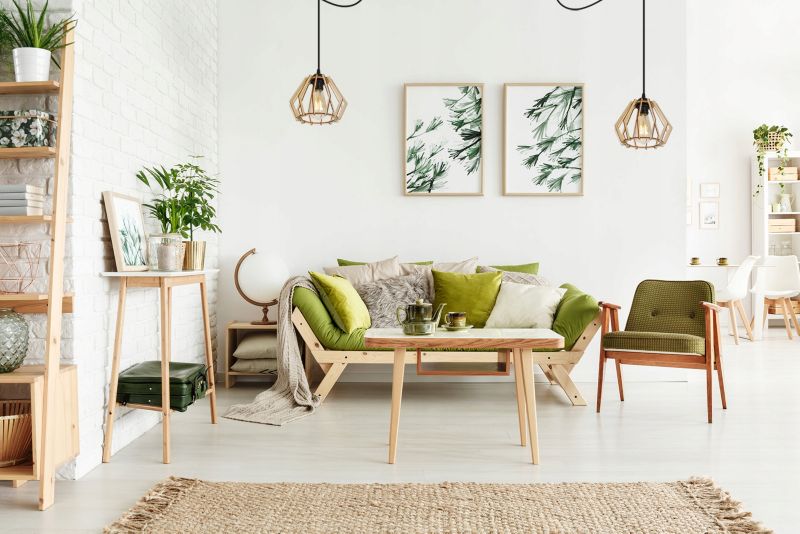 Lampa sufitowe wisząca Light Home LH Timber Spider 1x E27 60W klosz drewno diament naturalny/czarny 1szt.