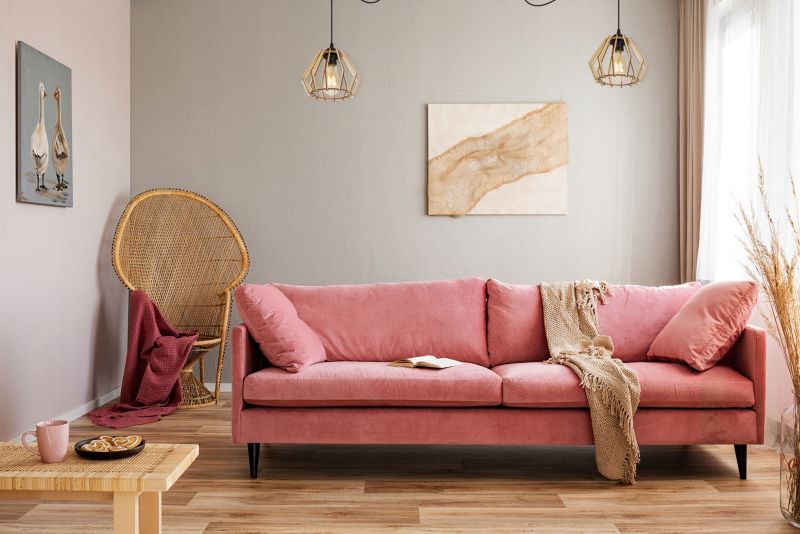 Lampa sufitowe wisząca Light Home LH Timber Spider 2x E27 60W klosz drewno diament naturalny/czarny 1szt.
