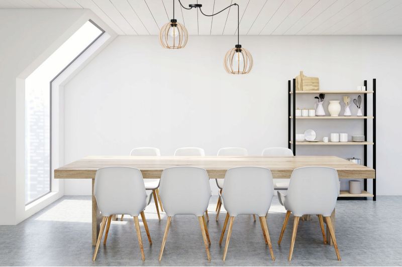Lampa sufitowe wisząca Light Home LH Timber Spider 2x E27 60W klosz drewno kula 23cm czarny 1szt.