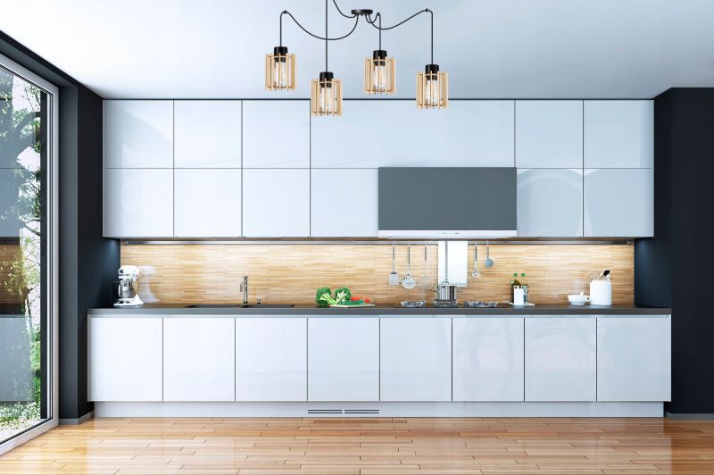 Lampa sufitowe wisząca Light Home LH Timber Spider 4x E27 60W klosz drewno tuba czarny 1szt.