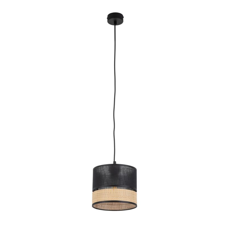 Lampa TK-Lighting Paglia New Black Lampa Wisząca 1  200 - 1 szt.