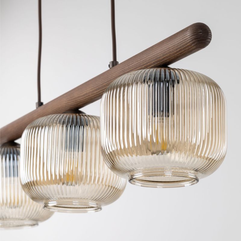Lampa TK-Lighting Salvia Brown Lampa Wiszaca 3Xe14 - 1 szt.