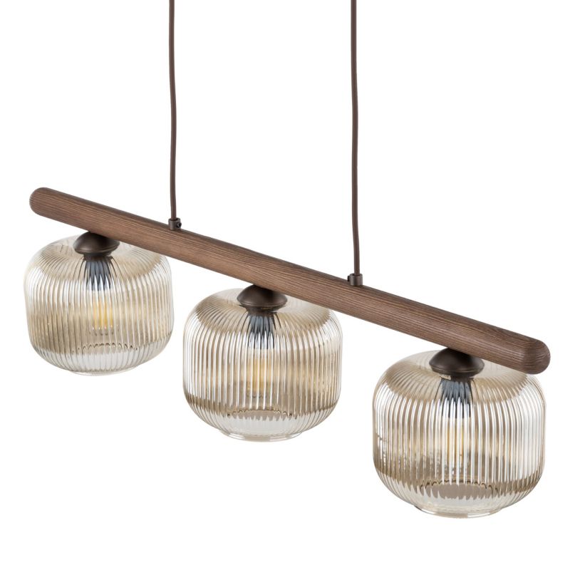 Lampa TK-Lighting Salvia Brown Lampa Wiszaca 3Xe14 - 1 szt.