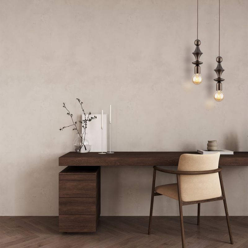 Lampa TK-Lighting Tower Brown Lampa Wiszaca 1Xe27 - 1 szt.