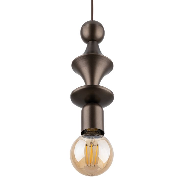 Lampa TK-Lighting Tower Brown Lampa Wiszaca 1Xe27 - 1 szt.
