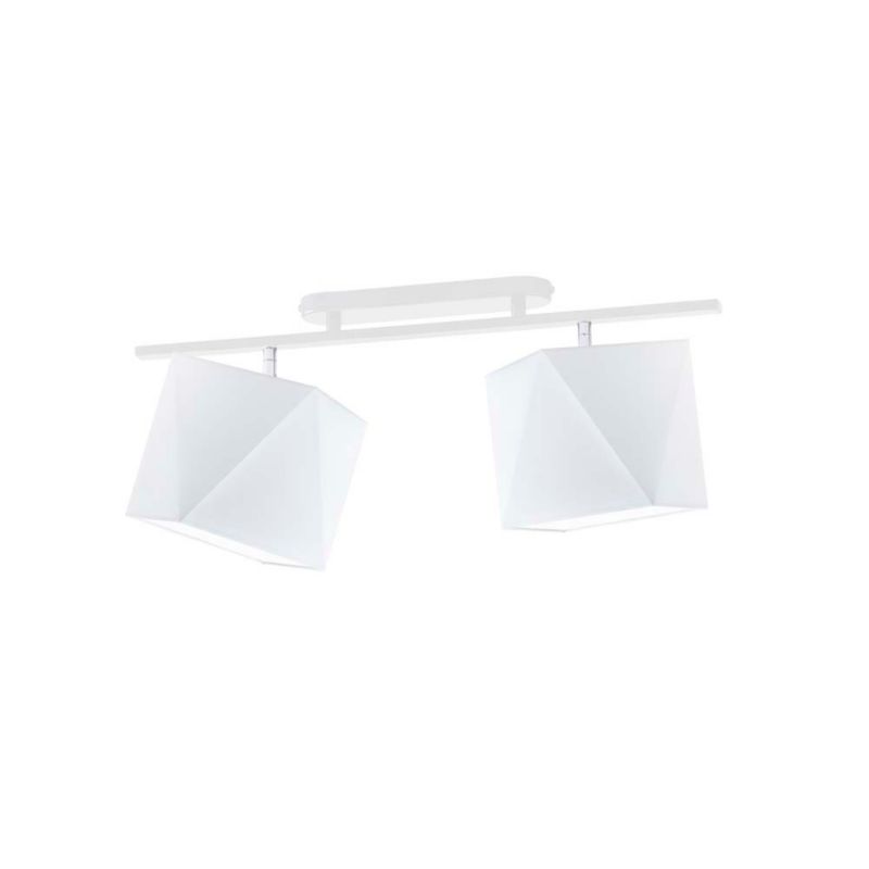 Lampa Volta Light Factory żyrandol plafon sufitowa z abażurami diament Biały BELARUS P2 1szt.