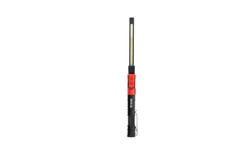 Lampa warsztatowa + latarka YATO do garażu LED slim 350 lm składana USB-C 1 szt.