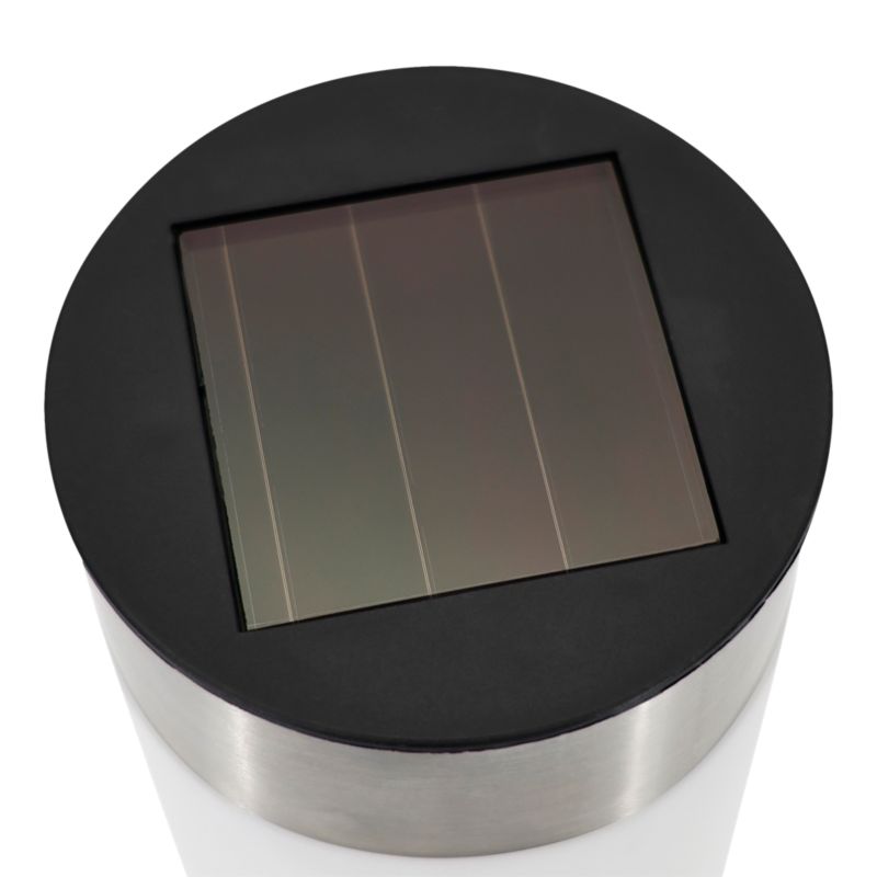 Lampa wbijana solarna RGBW IP44 stal