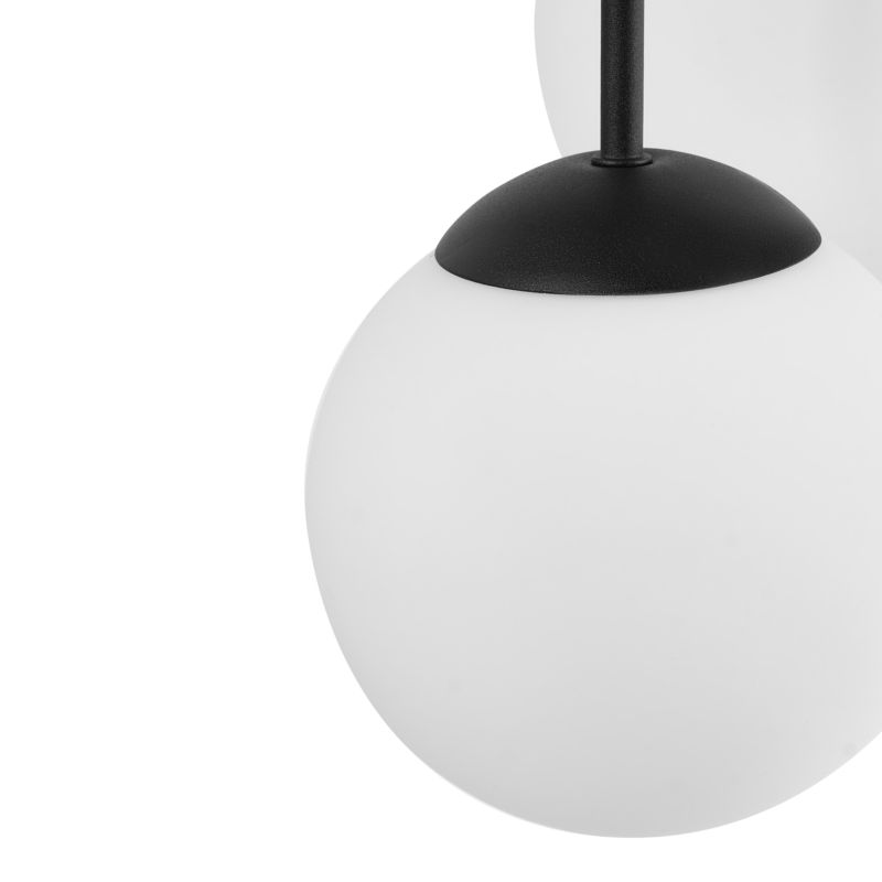 Lampa wisząca 5-punktowa Riana Szkło Czarny 1 szt.