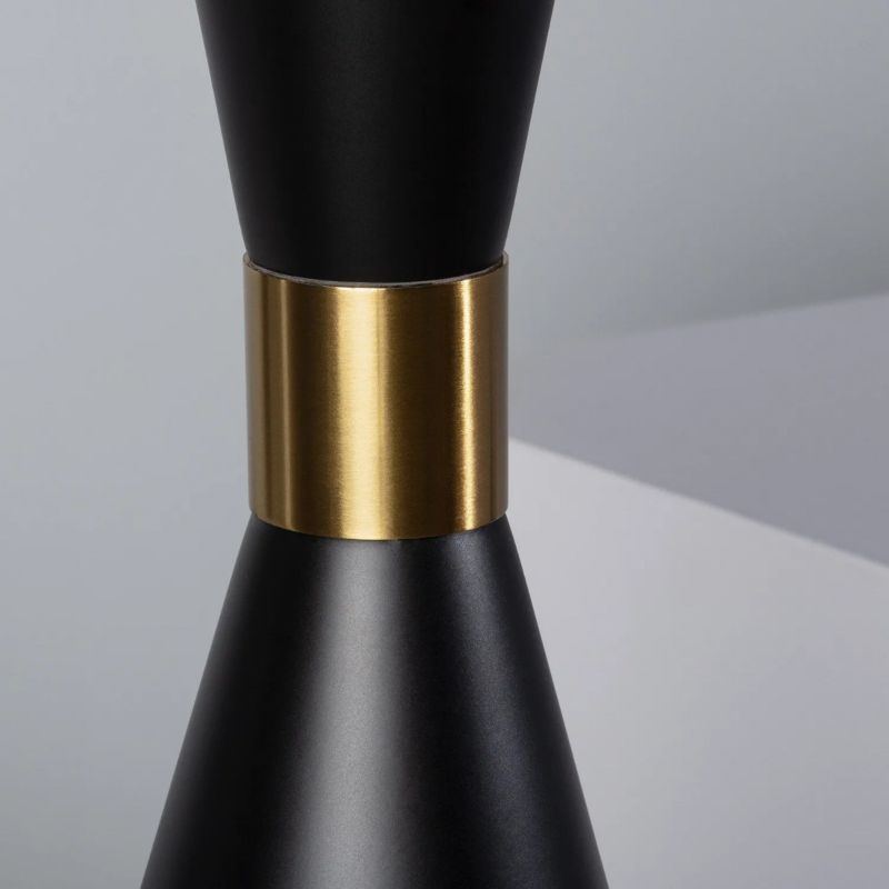 Lampa wisząca Abruzzo Librio czarno-złota wym: 120 x 11,5 x 11,5 cm 1xE27 x 40W 1 szt.