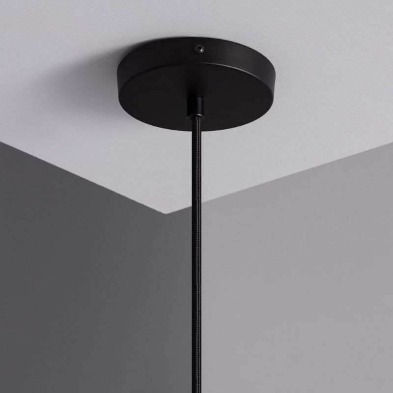 Lampa wisząca Abruzzo Luppo czarno-biała wym: 170 x 33,5 x 33,5 cm 1xE27 x 20W 1 szt.