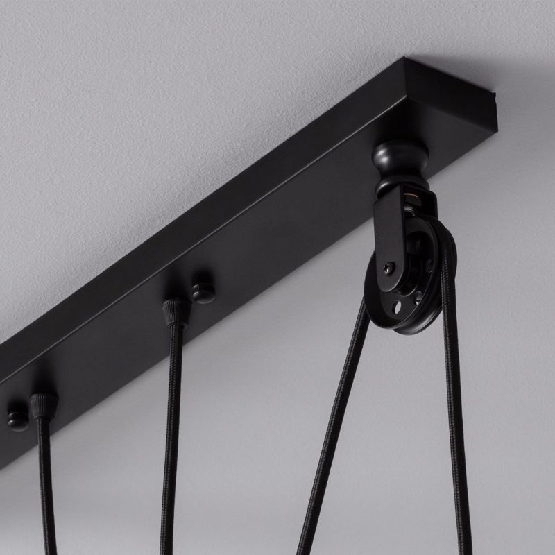 Lampa wisząca Abruzzo Monte 3251 czarno-złota retro 3xE27 x 40W 1 szt.