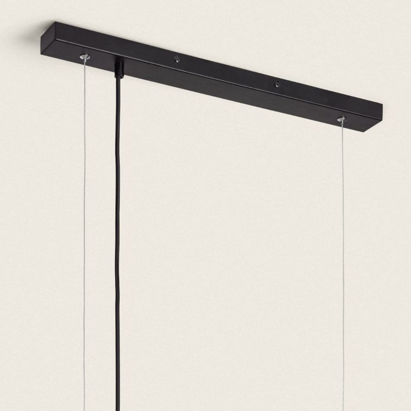 Lampa wisząca Abruzzo Porto czarno-przezroczysty wym: 91 x 97 x 41 cm 8xE14 x 25W 1 szt.
