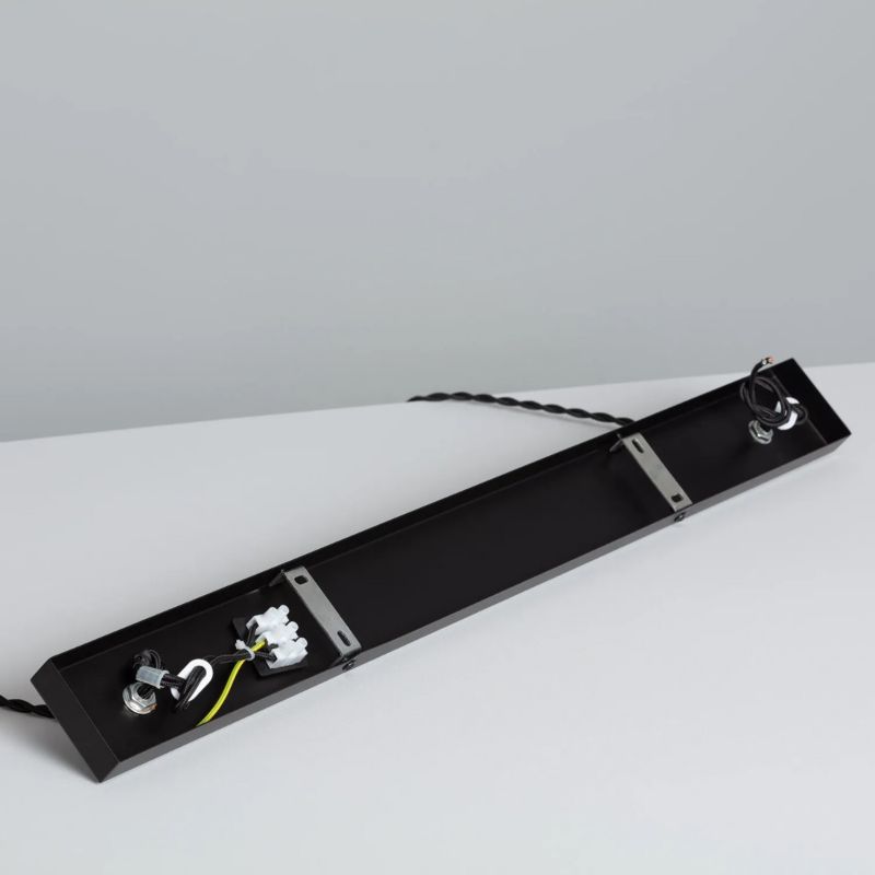Lampa wisząca Abruzzo Retro 4524 czarna retro 8xE27 x 40W 1 szt.
