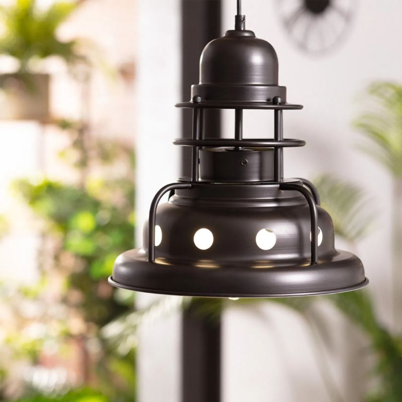 Lampa wisząca Abruzzo Retro 4531 czarno-biała retro 1xE27 x 12W 1 szt.