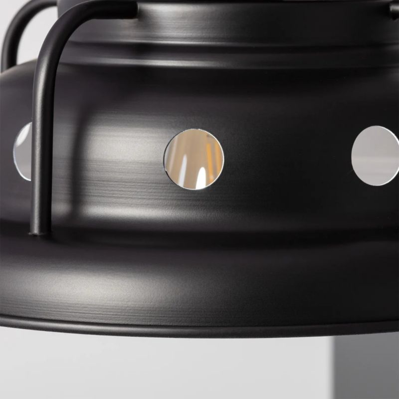 Lampa wisząca Abruzzo Retro 4531 czarno-biała retro 1xE27 x 12W 1 szt.