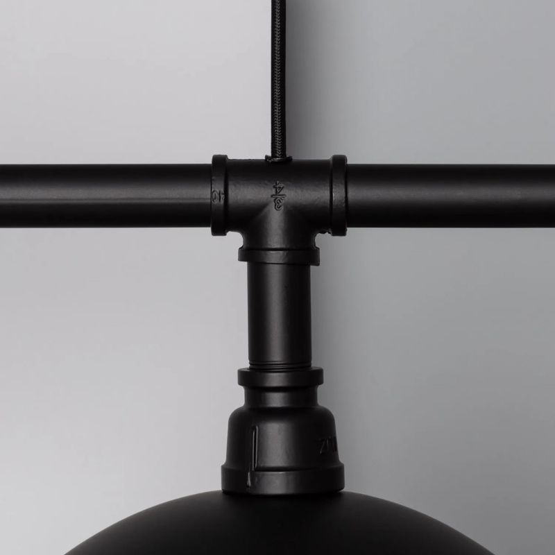 Lampa wisząca Abruzzo Retro 4555 czarna retro 3xE27 x 40W 1 szt.