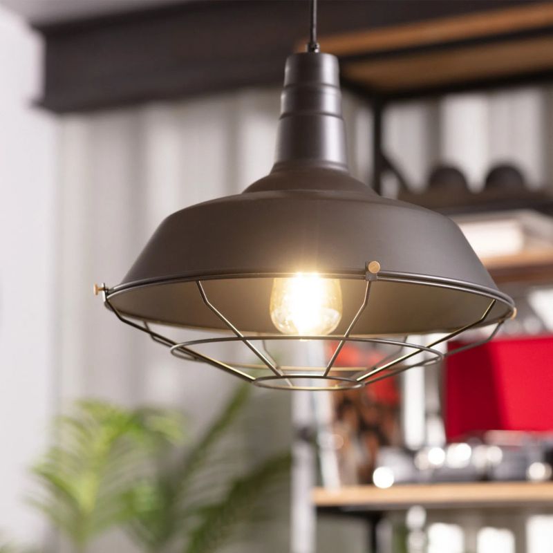 Lampa wisząca Abruzzo Retro 4579 czarna retro 1xE27 x 20W 1 szt.