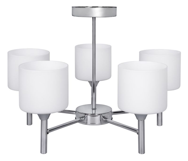 Lampa wisząca Activejet AJE-MIRA 5P E27 5x40W  srebrna  1 szt.