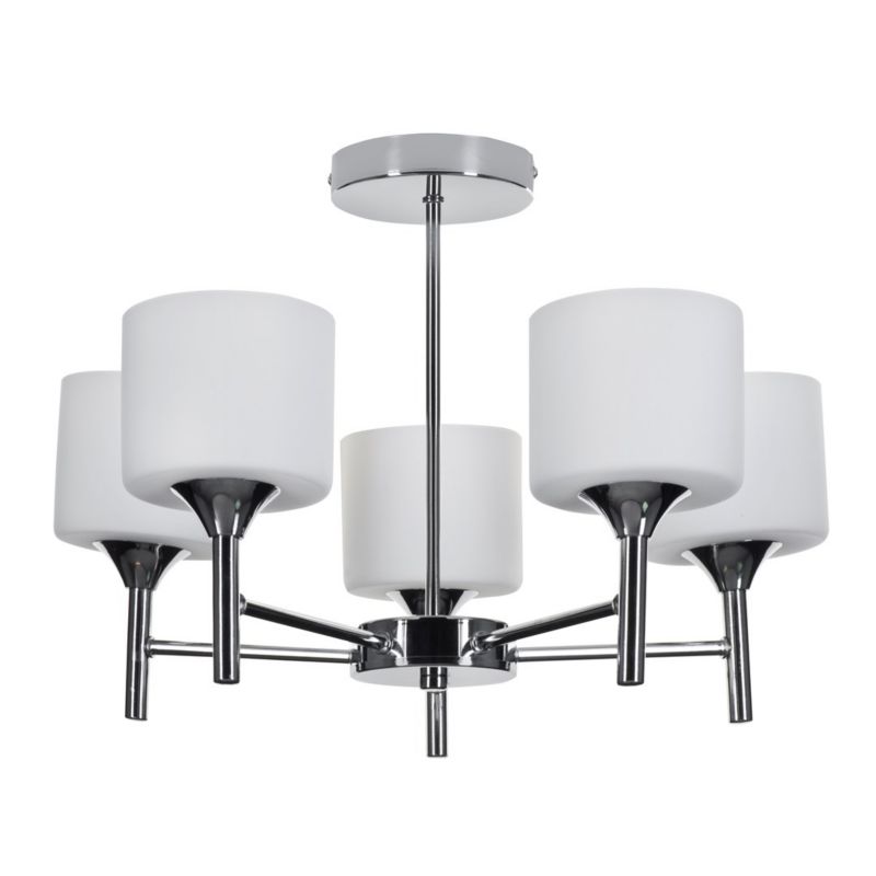 Lampa wisząca Activejet AJE-MIRA 5P E27 5x40W  srebrna  1 szt.