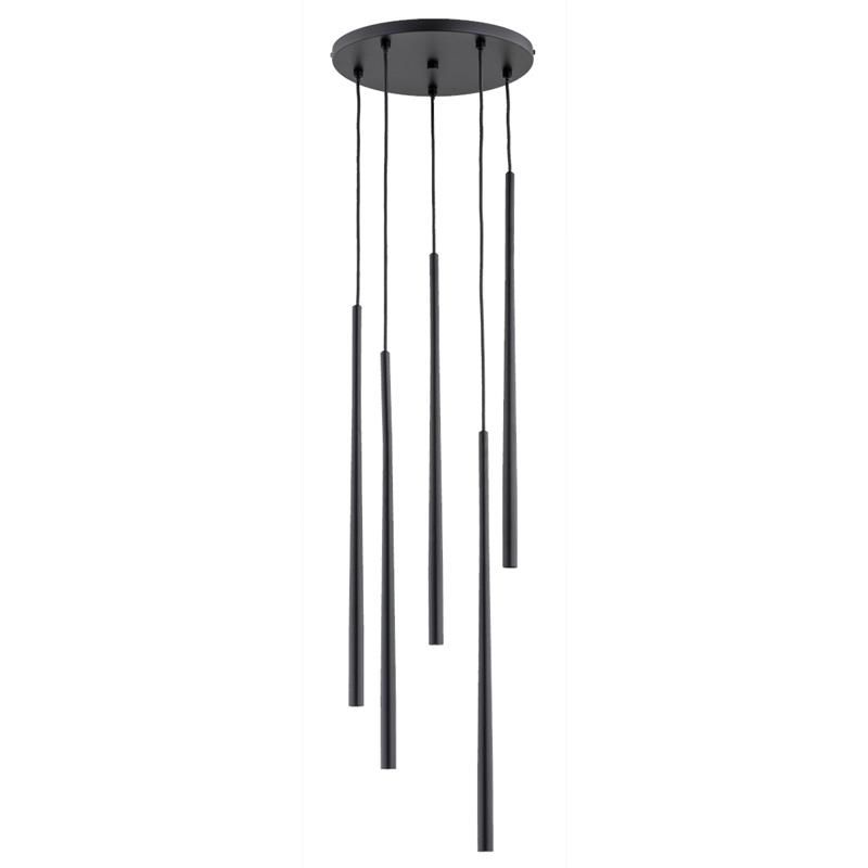 Lampa wisząca  Alfa CARMEN czarna 5xG9x10W IP20 wym:120x30x30cm - 1 szt.