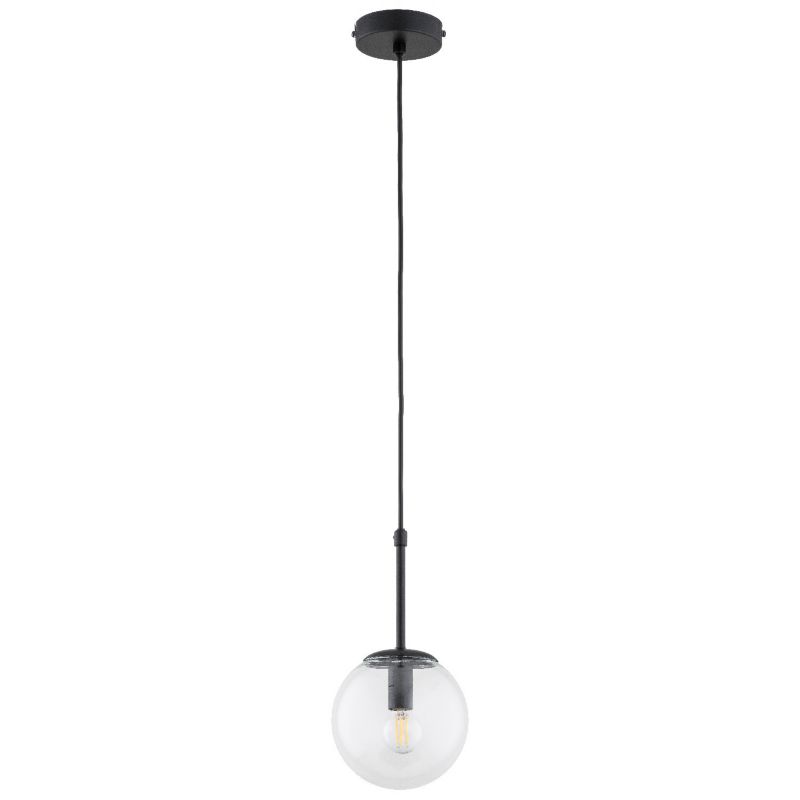 ALPHA THETA-C　AT−6100 Lampa wisząca Alfa Sebia 7419 czarno-przezroczysty