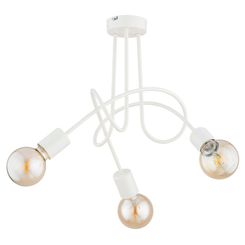 Lampa wisząca Alfa TANGO kremowa 3xE27x15W wym:41x48x48cm IP20 -1 szt.