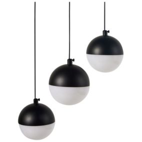 Lampa wisząca Ankobra Metal Czarny 1 szt.