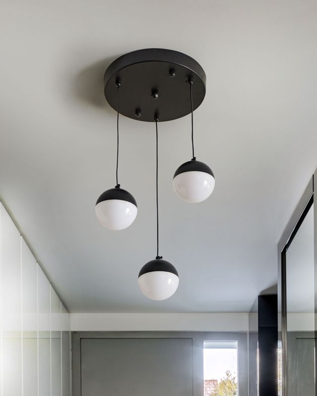 Lampa wisząca Ankobra Metal Czarny 1 szt.