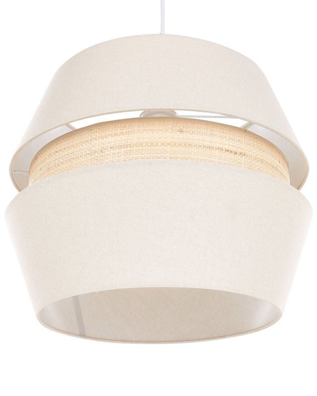 Lampa wisząca Atoyac Len Beżowy 1szt.